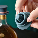 Wine Stoppers, Funny and Reusable Silicone Bottle Caps, Decorative Wine Sealer Preserver Accessory Set for Christmas, Pack of 3