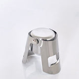 Champagne Stopper Stainless Steel Cork Sealant For Sparkling Wine Premium Anti-Leak Bubble Retention Protection No Sharp （2pcs）