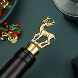 Wine Stoppers,Reusable Deer Wine Bottle Stoppers,Alloy Steel Champagne Stoppers, Perfect Wine Gift, Wide Used in Kitchen Decor