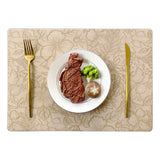Placemats Set of 3 Faux Leather Place Mats Heat Resistant Waterproof Wipeable NonSlip Dining Table Mats Tabletop Decor for Kitchen In Australia - Darrahopens