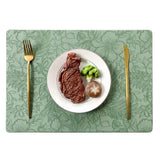 Placemats Set of 3 Faux Leather Place Mats Heat Resistant Waterproof Wipeable NonSlip Dining Table Mats Tabletop Decor for Kitchen In Australia - Darrahopens