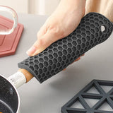 Silicone Pot Mat Kitchen Table Mat 230°c Hot Resistance Hexagon Pad Honeycomb Original Coasters Placemat Table Cup Mat（2pcs）