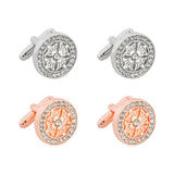 Mens With Crystal Decor, Fashion Cufflinks For Men, French Shirts Cufflinks For Tuxedos,Business,Wedding,Holiday Gifts （2pcs） In Australia - Darrahopens