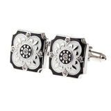 Cufflinks 1 Pairs Of Square Carved Men'S Cufflinks Shirt Business Cuffs
Men'S Shirt Cufflinks Square Vintage Carved Cuff French