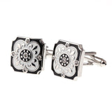 Cufflinks 1 Pairs Of Square Carved Men'S Cufflinks Shirt Business Cuffs
Men'S Shirt Cufflinks Square Vintage Carved Cuff French