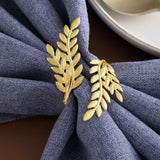 12pcs Gold Napkin Rings Round Napkin Holders Buckles for Wedding, Birthday Dinner Party, Family Gatherings, Table Decorations