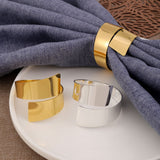 Napkin Rings Napkin Rings Set of 12 Napkin Ring Hold Modern Ring Buckles Metallic Adornment for Table Settings Dinner Party In Australia - Darrahopens