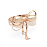 Napkin Rings Set of 3, Bow Napkin Rings for Wedding Party Banquet Decoration Christmas Tableware Decoration Mouth Ring Napkin