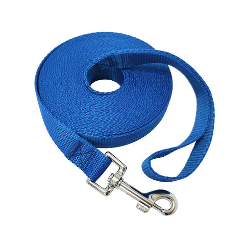 Nylon Training Dog Leash for Small Medium Large Dogs, Leash Dog/Puppy Lead for Obedience Recall Training, Camping (30ft, Blue) In Australia - Darrahopens