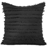 bedding Black Throw Pillow Covers for Couch Sofa Bed, Cotton Linen Decorative Pillows Cushion Covers,Set of 2,No Inserts