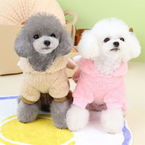 Easter Dog Bunny Costume Outfit Rabbit Ears Hoodie Puppy Clothes with Carrot Pocket for Pet Small Medium Dogs Cats Chihuahua（2pcs） In Australia - Darrahopens