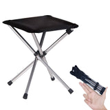 Camping Stool,Small Folding Chair,ightweight Folding Stool Compact Backpacking Stool with Carry Bag （black） In Australia - Darrahopens