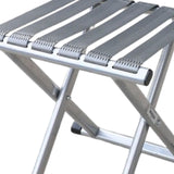Folding Camping Stool, Foldable Footstool, Footstool, Beach Stool for Concert, Picnic, Barbecue, Travel