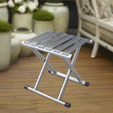 Folding Camping Stool, Foldable Footstool, Footstool, Beach Stool for Concert, Picnic, Barbecue, Travel