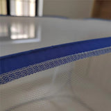 Pop Up Mosquito Net for Patio Bed Tent King Size Portable Mosquito Netting with Bottom Mesh Tent for Outside or Inside (Blue)