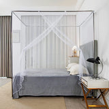 4 Corners Mosquito Net Princess Lace Poster Bedding Canopy Netting Full Sizes Netting White Bedding Home Decor Screen for Camping In Australia - Darrahopens