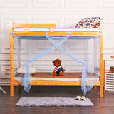 Bed Curtains Student Dormitory Mosquito Net 4 Corner Post Bed Canopy for Kid Teens Dustproof Loft Bed Curtains In Australia - Darrahopens