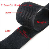 Hook and Loop Strip Tape Sew On Tape,Nylon Fabric Fastener Sticky Fastening Tape for Sewing Fixing Cushions,10pcs
