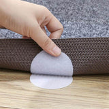 White 2 Inch Large Dots Round Self Adhesive Hook Loop Tape Strips,Tape Fasten Mounting Waterproof for Home, Office, School(20Pcs)