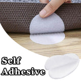 White 2 Inch Large Dots Round Self Adhesive Hook Loop Tape Strips,Tape Fasten Mounting Waterproof for Home, Office, School(20Pcs)