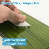 20 Sets Hook and Loop Tape Sticky Back, Double-Sided Adhesive Strip, Heavy Duty, Waterproof White Magnet Labels for Whiteboards