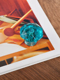 6 Pcs Crystal Glass Cabinet Knobs Diamond Shape Drawer Kitchen Cabinets Dresser Cupboard Wardrobe Pulls Handles (Light Blue) In Australia - Darrahopens