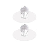 4pcs Cabinet Drawers Knobs, Adhesive Pastable Clear Acrylic Cabinet Knobs, Dresser Drawers Knob Door Knobs-Mltipurpose Knobs