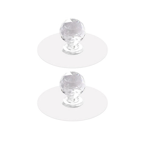 4pcs Cabinet Drawers Knobs, Adhesive Pastable Clear Acrylic Cabinet Knobs, Dresser Drawers Knob Door Knobs-Mltipurpose Knobs