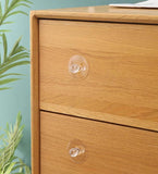 4pcs Cabinet Drawers Knobs, Adhesive Pastable Clear Acrylic Cabinet Knobs, Dresser Drawers Knob Door Knobs-Mltipurpose Knobs