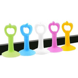 Door Stops for Floor Door Stopper Wall Protector Anti-Collision Silicone Door Stopper Silencer Crash Pad Rubber Stopper( 5pcs）