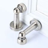 Door Stopper 2 Pack, Magnetic Door Stop Stainless Steel, with Double-Sided Adhesive Tape for Wall and Floor Mounting Hold