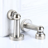 Door Stopper 2 Pack, Magnetic Door Stop Stainless Steel, with Double-Sided Adhesive Tape for Wall and Floor Mounting Hold