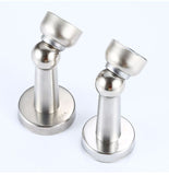 Door Stopper 2 Pack, Magnetic Door Stop Stainless Steel, with Double-Sided Adhesive Tape for Wall and Floor Mounting Hold