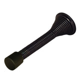 Door Stoppers, 10 Pack Spring Door Stops with Rubber Bumper, Satin Nickel Door Stoppers for Bottom of Door （black） In Australia - Darrahopens