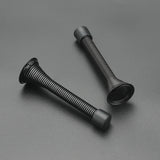 Door Stoppers, 10 Pack Spring Door Stops with Rubber Bumper, Satin Nickel Door Stoppers for Bottom of Door （black） In Australia - Darrahopens
