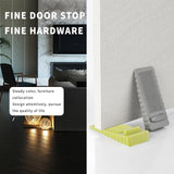 4pcs Door stoppers Rubber Door Stop Non-Slip Design Protects The Floor from Scratches and dents (pink, Gray, Yellow, Green) In Australia - Darrahopens