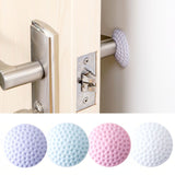4 Pcs Door Stop Wall Protector, Door Knob Wall Protector, Strong Back Adhesive Door Wall Buffers Protector,Shock Proof