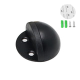 2 Pack Floor Door Stopper, Stainless Steel Sound Dampening Door Stop Bumper Wall Protetor Self Adhesive Screw Mount Anti-Collision