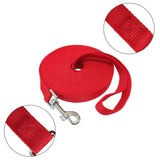 Nylon Training Dog Leash for Small Medium Large Dogs, Leash Dog/Puppy Lead for Obedience Recall Training, Camping (32.8ft, Red)