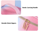 Makeup Bag Organizer Travel Toiletry Bag for Women, Water-resistant Cosmetic Bag for Girls, Travel Make Up Bag for Accessories In Australia - Darrahopens