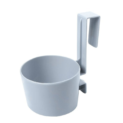 Hair Dryer Rack Over-The-Cabinet Hair Dryer Holder, Holster for Master, Guest, Kid's Bathroom, Vanity, White and grey（2pcs） In Australia - Darrahopens