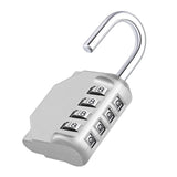 Combination Lock Outdoor, 4 Digit Re-settable Padlock for Gym, School, Fence, Employee Locker (silvery ) In Australia - Darrahopens