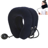 Adjustable Inflatable Neck Brace Neck Stretcher Cervical Traction, Neck Brace Corrects Posture Neck (Blue) In Australia - Darrahopens