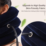 Adjustable Inflatable Neck Brace Neck Stretcher Cervical Traction, Neck Brace Corrects Posture Neck (Blue) In Australia - Darrahopens