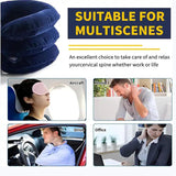 Adjustable Inflatable Neck Brace Neck Stretcher Cervical Traction, Neck Brace Corrects Posture Neck (Blue) In Australia - Darrahopens