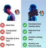 Adjustable Inflatable Neck Brace Neck Stretcher Cervical Traction, Neck Brace Corrects Posture Neck (Blue) In Australia - Darrahopens