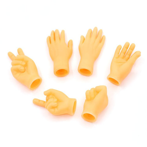 Mini Tiny Hands for Cats, 6 Pcs Funny Stretchable Rubber Little Finger Hands for Cats , Cute Small Hand Finger for Puppet Show In Australia - Darrahopens
