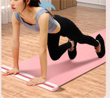 Slide Board for Fitness Beginners and Professionals，70in*19.5in，Home Fitness Exercise Skateboard-Pink. In Australia - Darrahopens