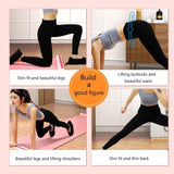 Slide Board for Fitness Beginners and Professionals，70in*19.5in，Home Fitness Exercise Skateboard-Pink.
