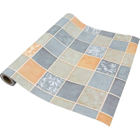 Wear-Resistant Bathroom Floor Wallpaper, Anti Slip Peel and Stick Vinyl Flooring Roll Self-Adhesive Decorative Contact Paper